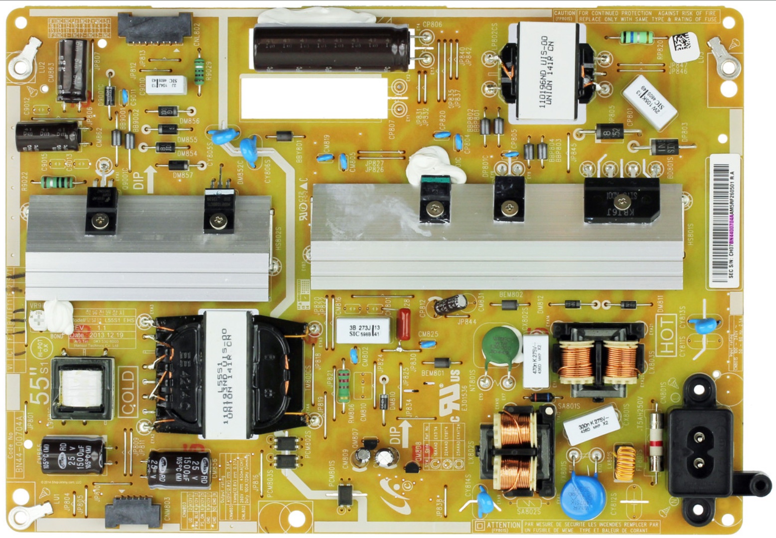 Samsung BN44-00704A Power Supply Board & LED Board