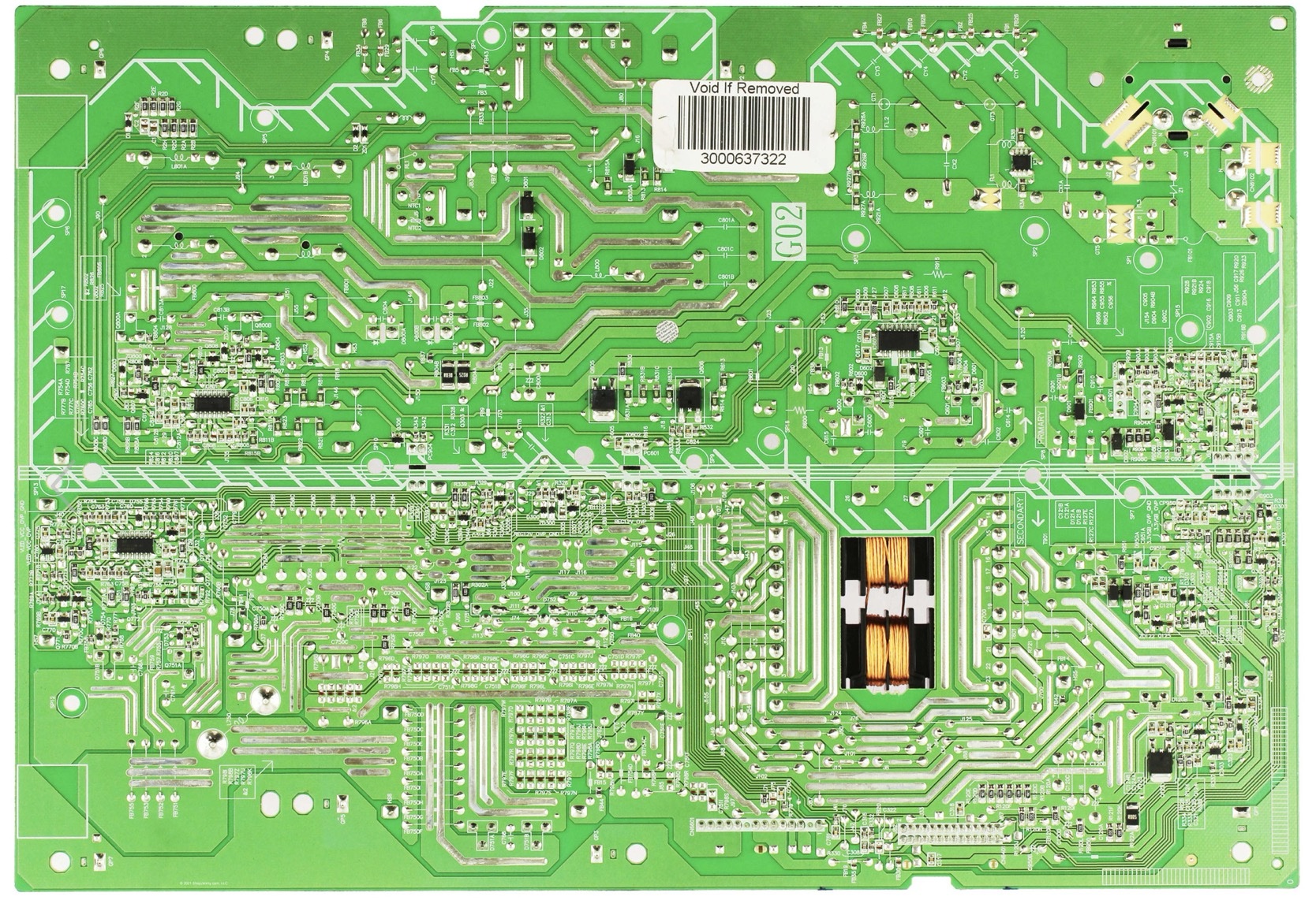 Sony 1-006-108-21 Power Board - Image 2