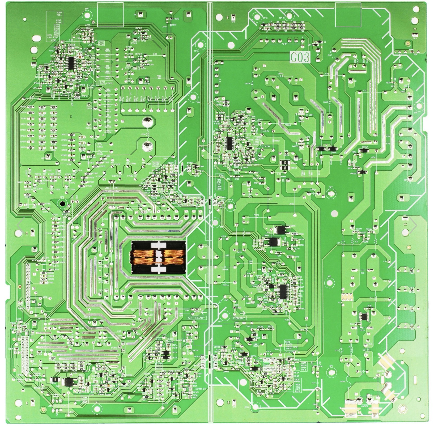 Sony 1-006-109-31 Power Board - Image 2
