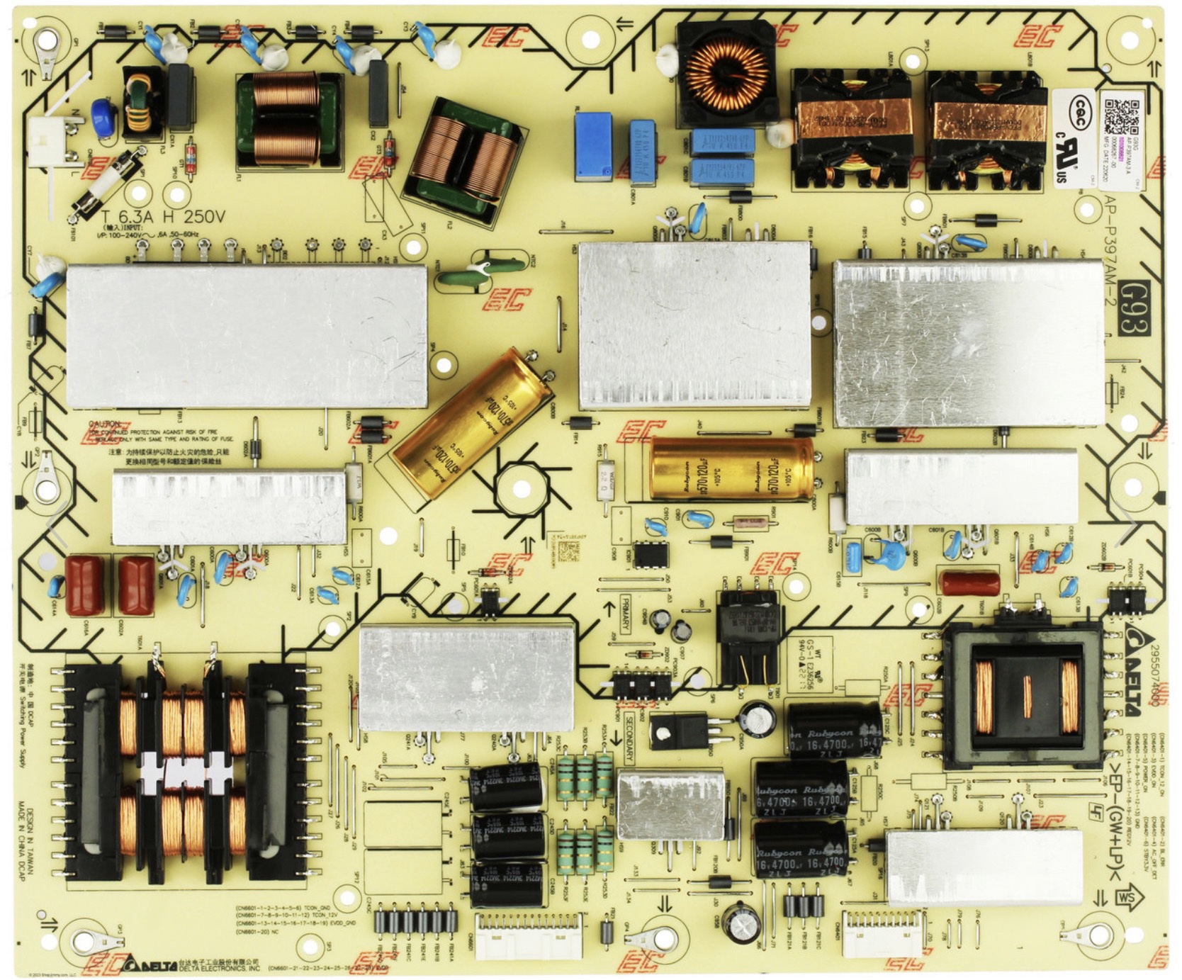 Sony 1-010-088-21 Power Board